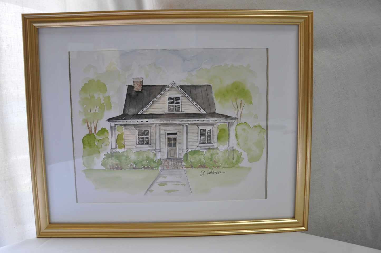 Custom order- House portrait