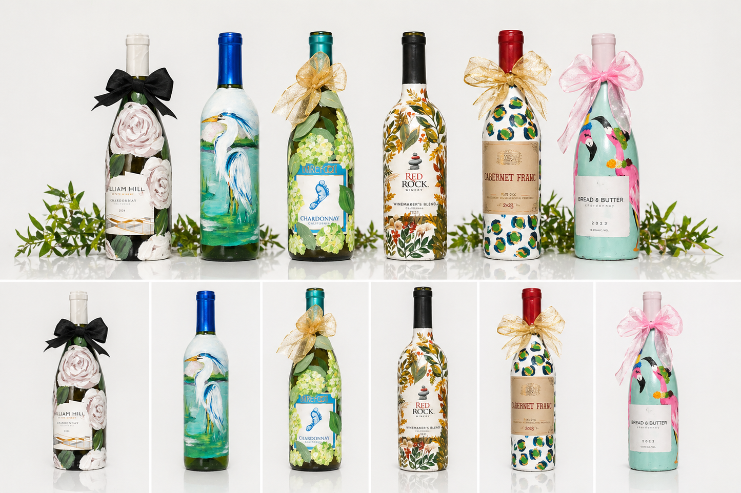 Custom Wine Bottle Painting