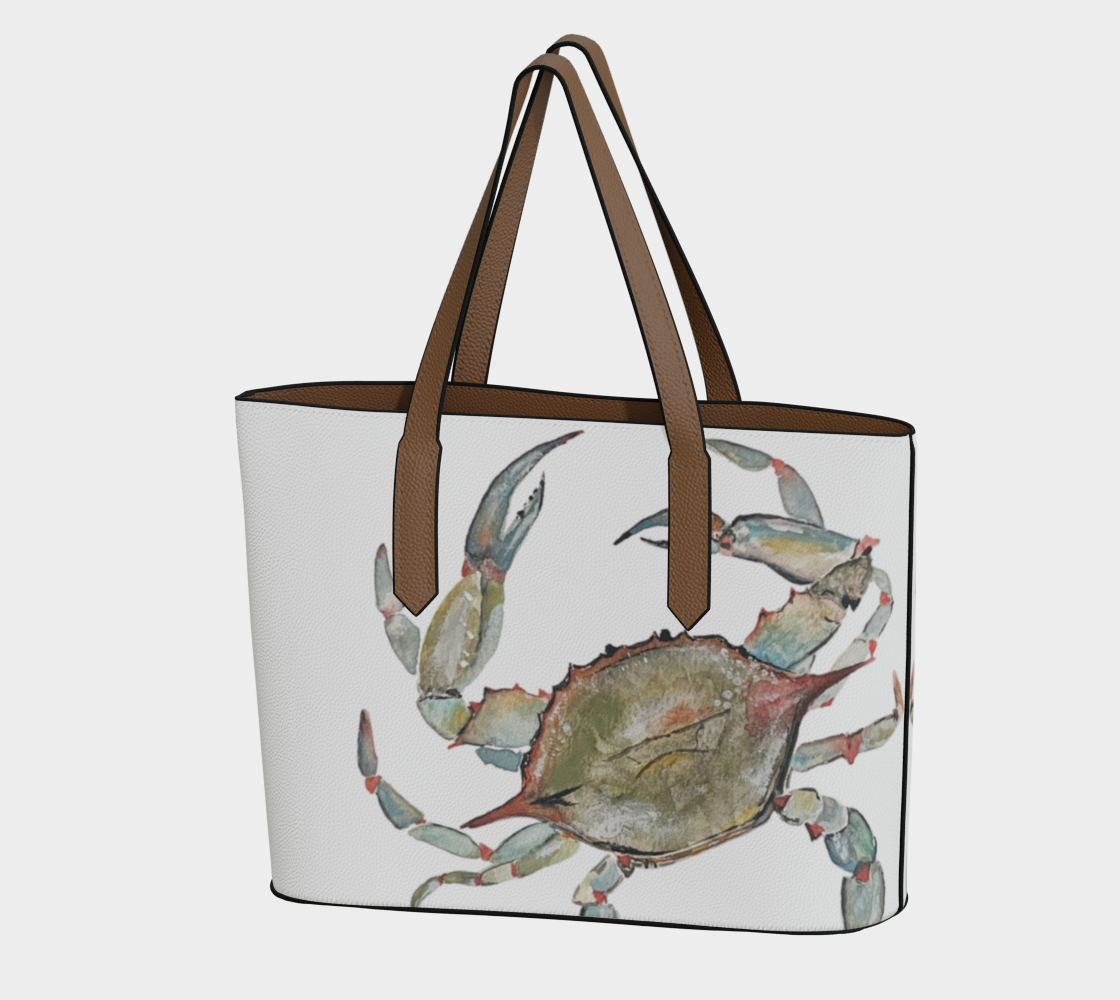 Vegan Leather Tote Bag
