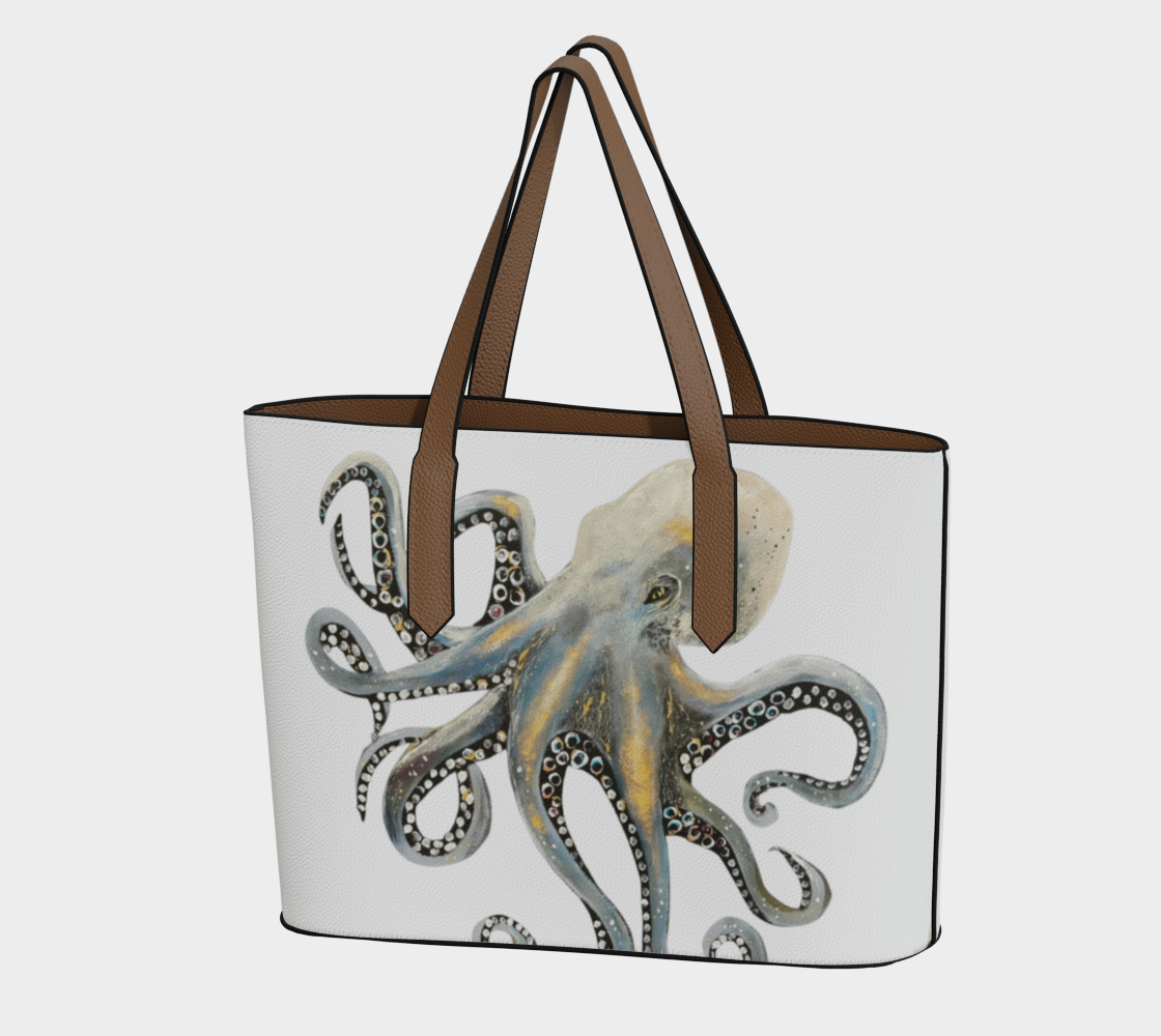Vegan Leather Tote Bag