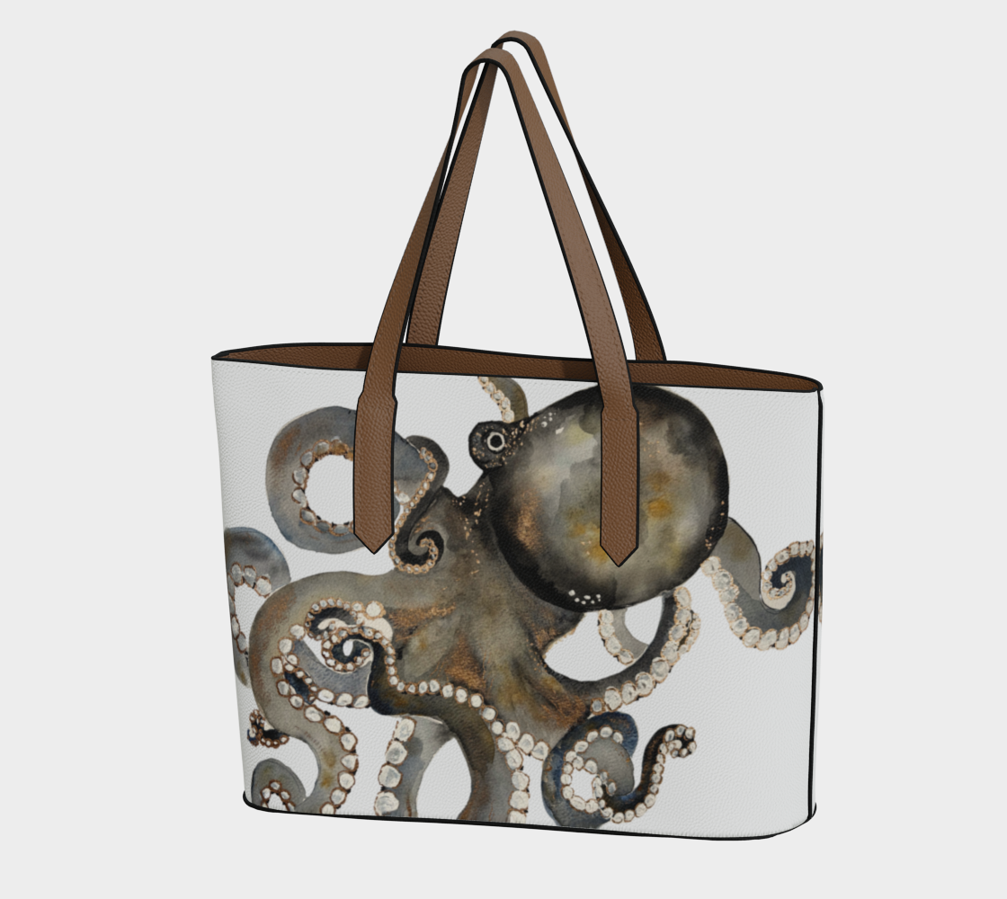 Vegan Leather Tote Bag