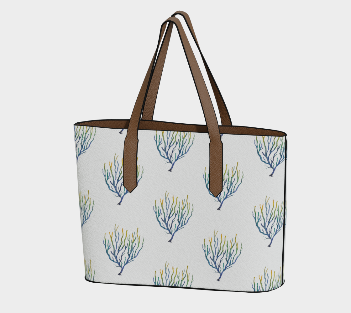 Vegan Leather Tote Bag