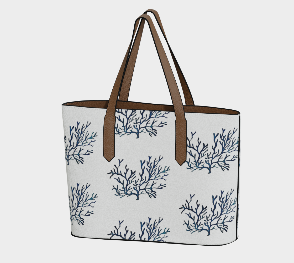 Vegan Leather Tote Bag