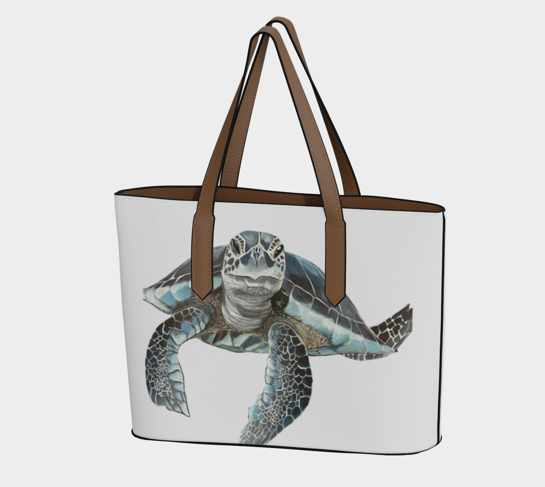Vegan Leather Tote Bag