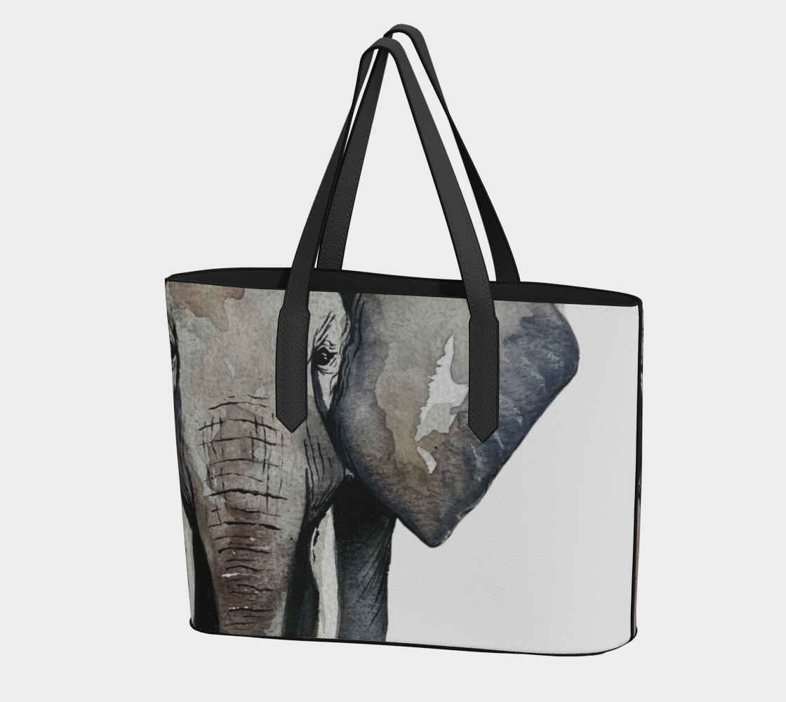 Vegan Leather Tote Bag