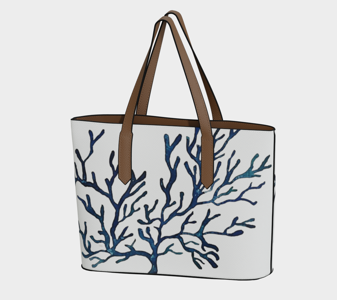 Vegan Leather Tote Bag