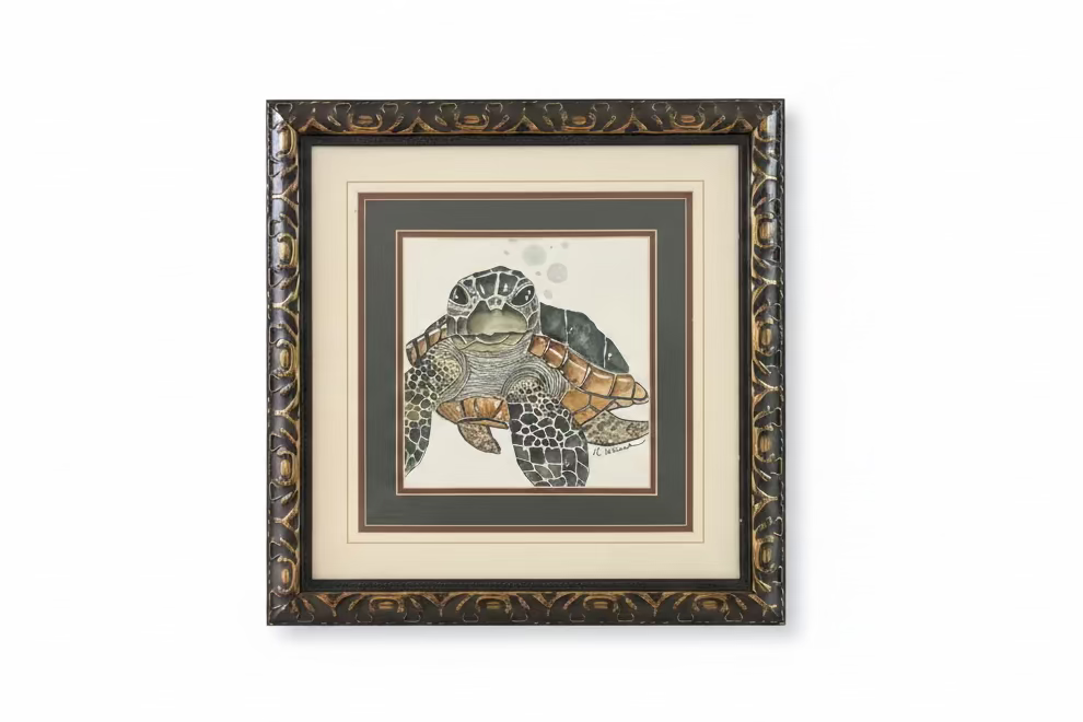 Deep Green Sea Turtle