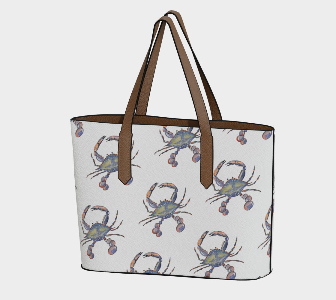 Vegan Leather Tote Bag