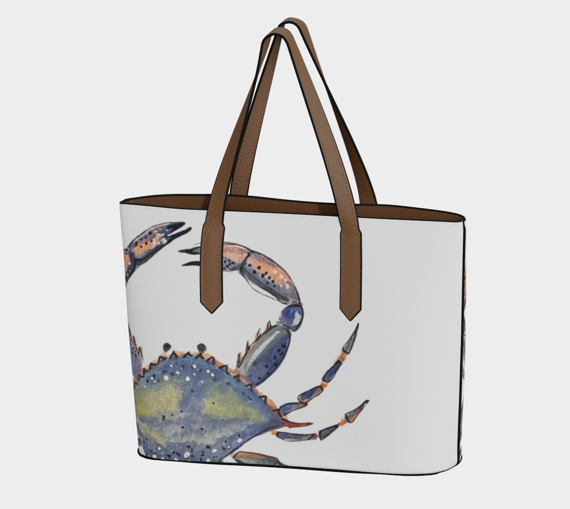 Vegan Leather Tote Bag