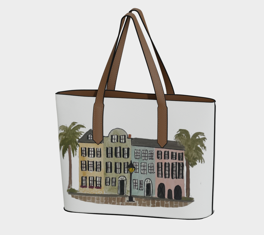 Vegan Leather Tote Bag